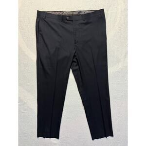 Lauren Ralph Lauren Mens Size 42x32 Black Dress Pants Classic Fit Pleated Casual